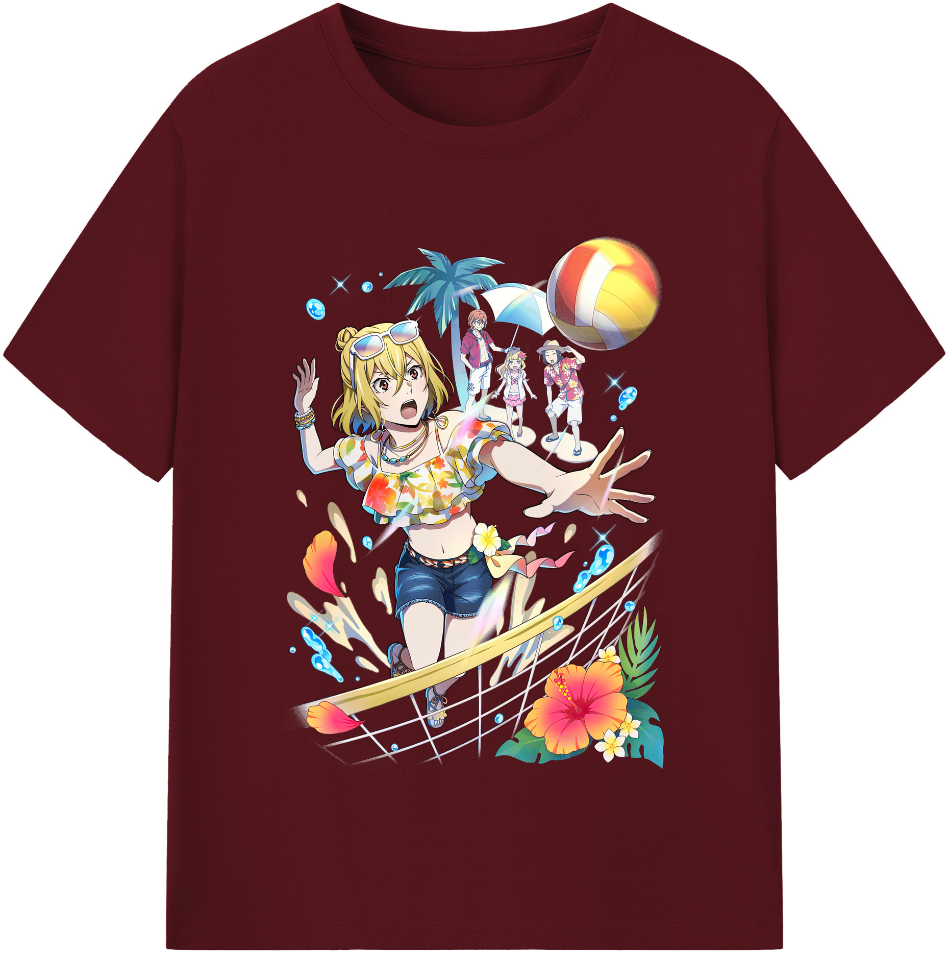 （画像用） 文豪ストレイドッグス Bungo Stray Dogs 綿100％半袖Tシャツ（フロントプリント）